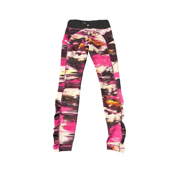 Lululemon Speed Tight Berry Print High Rise Legging Womens Size 4 - Picture 3 of 4